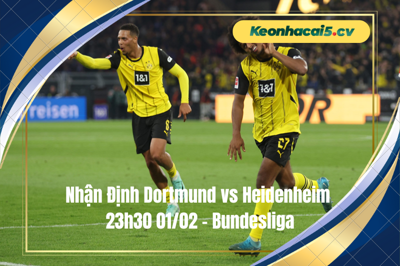Đội hình dự kiến trước trận Dortmund vs Heidenheim Đội hình dự kiến trước trận Dortmund vs Heidenheim
